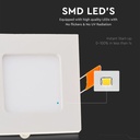 Mini panel LED cuadrado V-TAC - Serie Premium - IP20 - Blanco - 18W - 1500 Lúmenes - 3000K-extra-1.webp