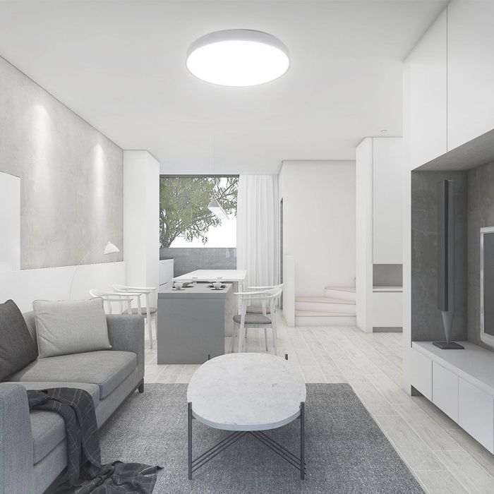 V-TAC Lámpara de techo de diseño - Mando a distancia con cambio de color - IP20 - 60W- 6000 Lumens - 3IN1-extra-2.webp