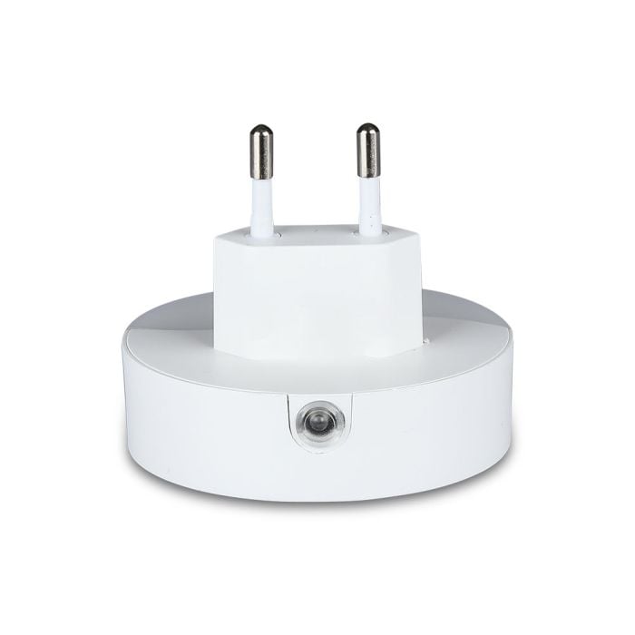 V-TAC LED Round Wall Light - USB Night Lights - Samsung - IP20 - Blanco - 0.4W - 10 Lumens - 3000K-extra-4.webp