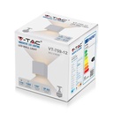 V-TAC LED Aplique Cuadrado - Bridgelux - IP65 Estanco - Blanco - 11W - 1360 Lumens - 4000K-extra-5.webp
