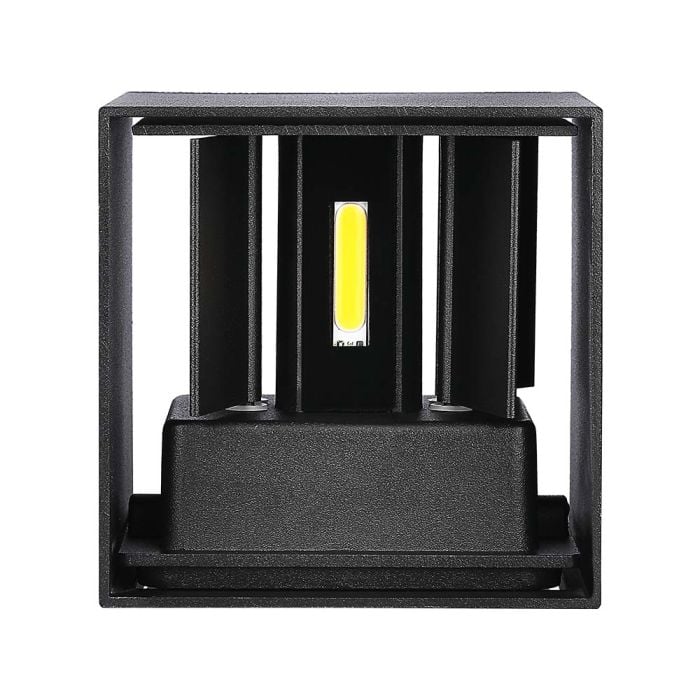 V-TAC LED Aplique Cuadrado - Bridgelux - IP65 Impermeable - Negro - 5W - 700 Lumens - 4000K-extra-3.webp