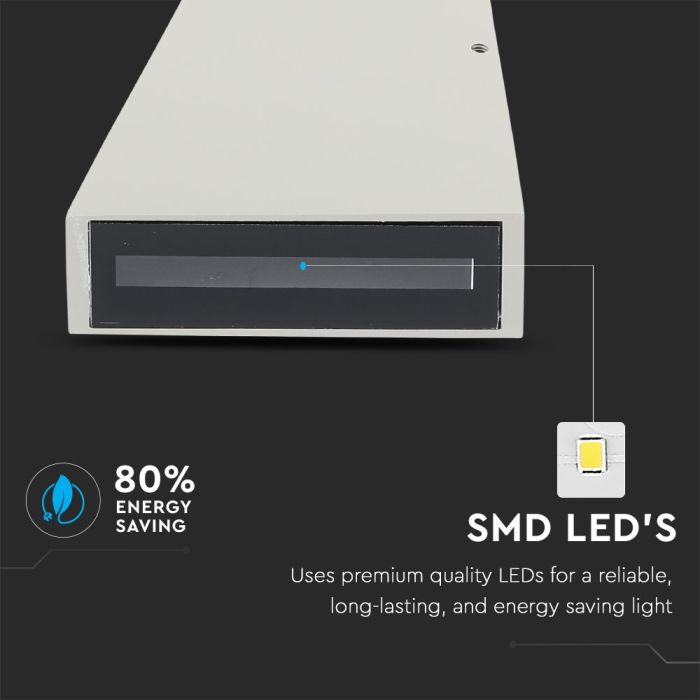 Aplique Triangular LED V-TAC - Impermeable IP65 - Gris - 6W - 660 Lumens - 4000K-extra-1.webp