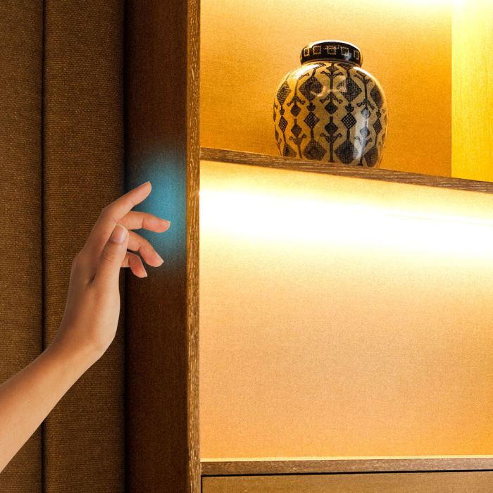 V-TAC Tiras de Luz LED - Accesorios - Interruptor Táctil Dimmer - Blanco-extra-1.webp