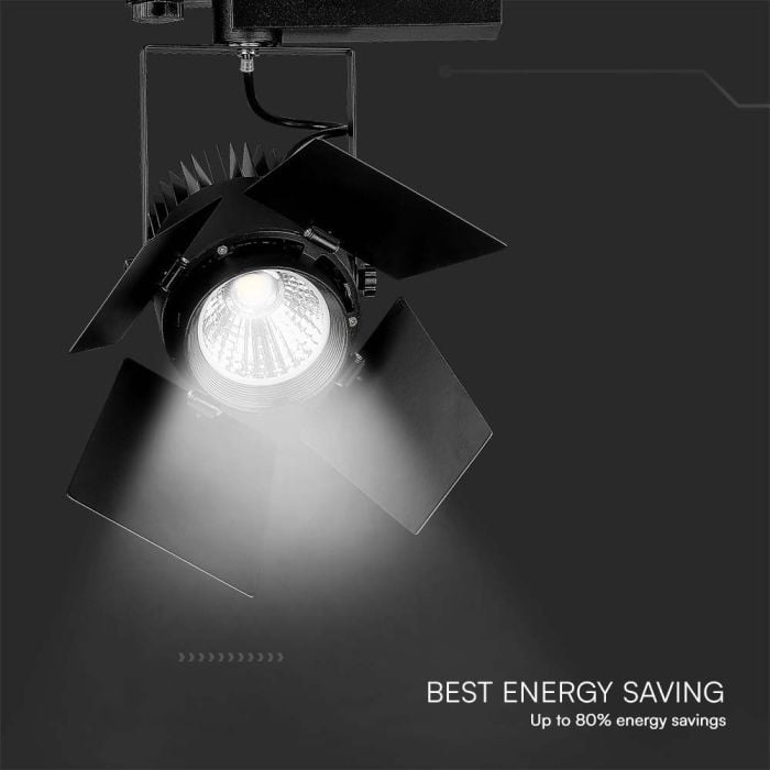 V-TAC LED Foco de carril - Samsung - IP20 - Negro - 33W - 3000 Lumens - 3000K-extra-6.webp