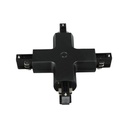 V-TAC LED Foco de carril - Accesorios - Conector de carril 4X - IP20 - Negro-extra-1.webp