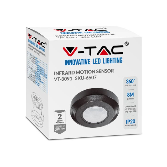 Sensor de movimiento por infrarrojos V-TAC - IP20-extra-6.webp