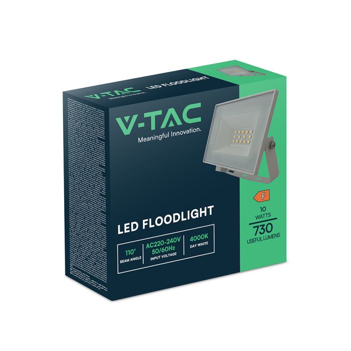 Proyector LED V-TAC - Serie E - Impermeable IP65 - Blanco - 10W - 850 Lumens - 6500K-extra-7.webp