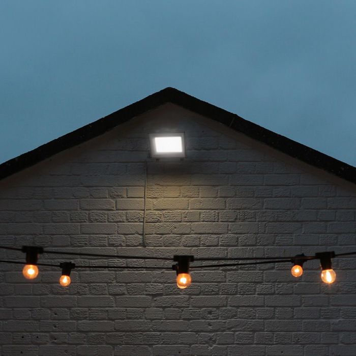 Proyector LED V-TAC - 100lm/w - IP65 Impermeable - Gun Grey - 50W - 4700 Lumens - 3IN1-extra-1.webp