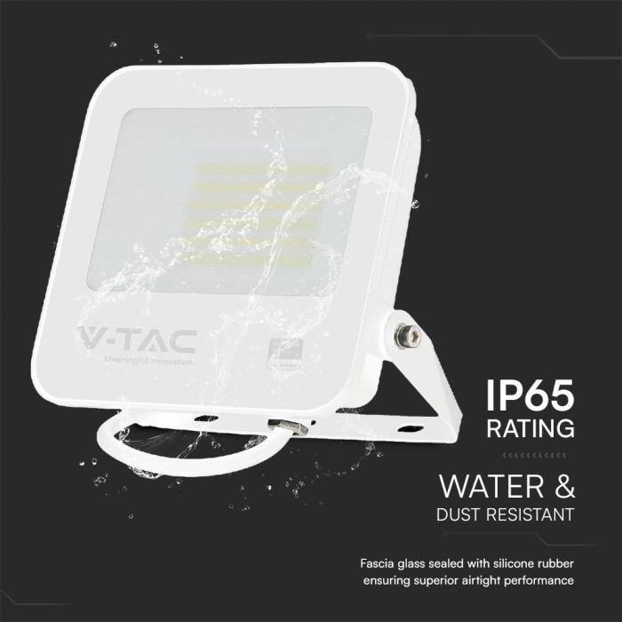 Proyector LED V-TAC - Samsung - Impermeable IP65 - Blanco - 50W - 4270 Lúmenes - 6500K-extra-7.webp