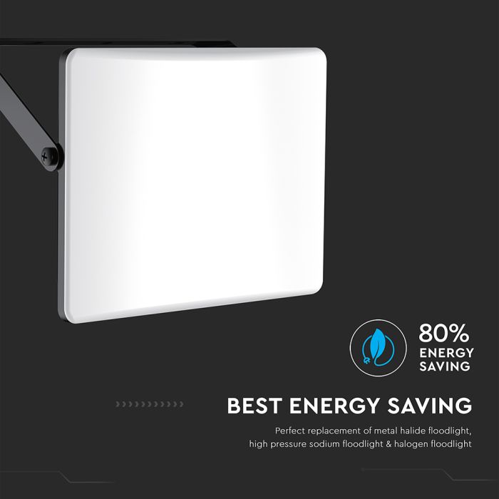 Proyector LED V-TAC - 100lm/w - Serie CCT - Impermeable IP65 - Negro - 50W - 5000 Lumens - 3IN1-extra-5.webp