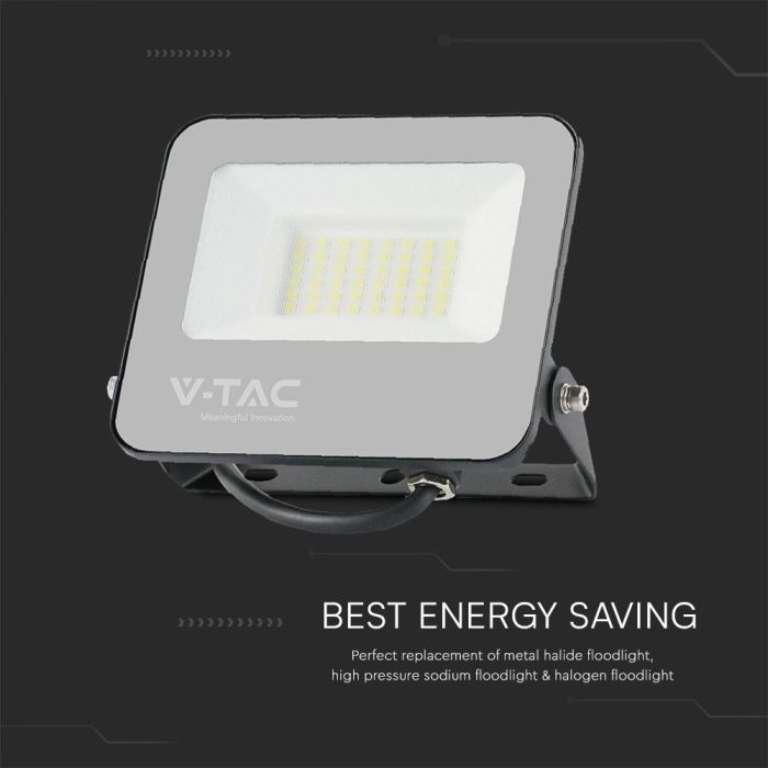 Proyector LED V-TAC - Serie Slimline - 160lm/w - IP65 Estanco - Cuerpo Negro - 30W - 4800 Lumens - 4000K-extra-6.webp