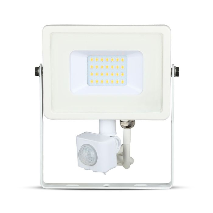 Proyector LED giratorio V-TAC - Samsung - Sensor PIR - Impermeable IP65 - Blanco - 20W - 1600 Lúmenes - 6400K-extra-3.webp