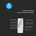 Proyector con panel solar V-TAC - IP65 Impermeable - Negro - 12W - 550 Lumens - 6000K-extra-1.webp