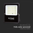 Proyector Solar V-TAC - IP65 Impermeable - Cuerpo Negro - 2400 Lumens - 6400K-extra-3.webp