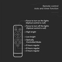 Proyector Solar V-TAC - IP65 Impermeable - Cuerpo Negro - 2400 Lumens - 6400K-extra-7.webp