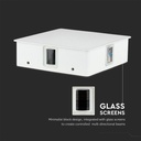 V-TAC Aplique LED Cuadrado - IP65 Estanco - Blanco - 4W - 428 Lumens - 3000K-extra-6.webp