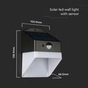 V-TAC Sensor Solar Luz de Pared - IP65 Impermeable - Negro + Blanco - 2W - 200 Lumens - 4000K - Pack de 2-extra-4.webp