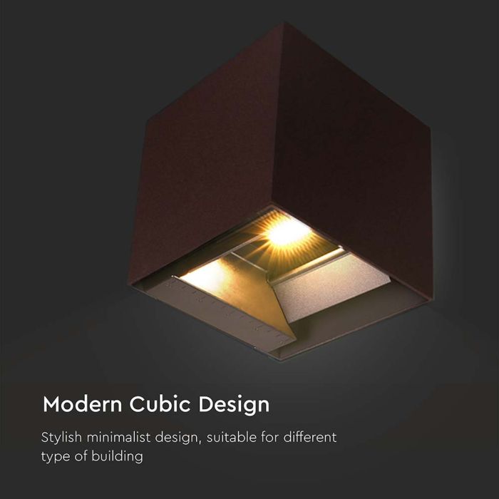 Aplique Solar Sensor V-TAC - Impermeable IP65 - Corten - 9W- 800 Lumens - 3IN1-extra-4.webp