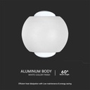 V-TAC LED Up Down Aplique de Pared  - IP54 - Blanco - 2W - 200 Lumens - 3000K-extra-4.webp