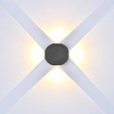 Aplique LED Redondo V-TAC - IP54 - Negro - 4W - 390 Lumens - 3000K-extra-1.webp