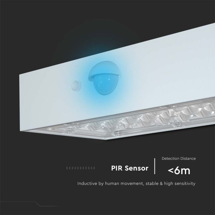 Luz Solar de Pared con Sensor V-TAC - IP65 Impermeable - Cuerpo Blanco - 3W - 350 Lumens - 4000K + 3000K-extra-9.webp