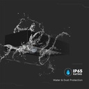 V-TAC Sensor Solar Luz de Pared - IP65 Impermeable - Cuerpo Negro - 900 Lumens - 4000K-extra-9.webp