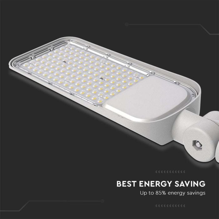 V-TAC LED Farola - Samsung - Sensor de Luz - IP65 Impermeable - Gris - 50W - 5000 Lúmenes - 4000K-extra-8.webp