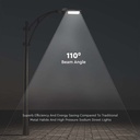 V-TAC LED Farola - Samsung - 120 Lumens - IP65 Impermeable - Gris - 100W - 9400 Lumens - 4000K-extra-1.webp