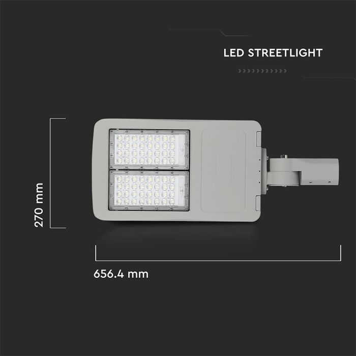 V-TAC LED Farola - Samsung - 140lm/w - IP65 Impermeable - Gris - 120W - 16800 Lumens - 4000K-extra-6.webp