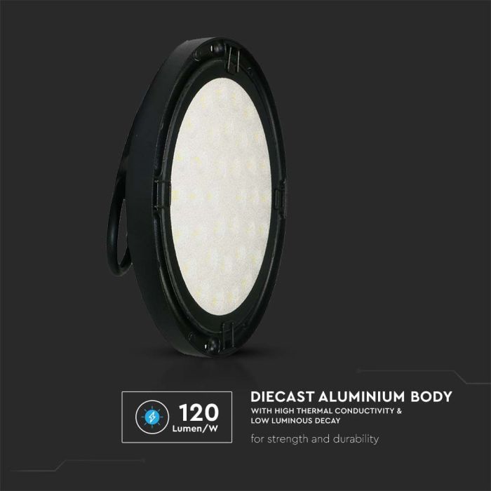 V-TAC LED Campana - Serie UFO - 110° - 120lm/w - IP65 Impermeable - 200W - 20400 Lumens - 6500K-extra-7.webp