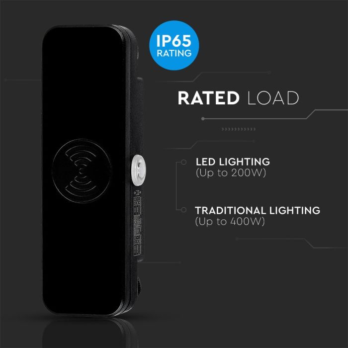 Sensor de movimiento por microondas V-TAC - IP65 resistente al agua-extra-2.webp