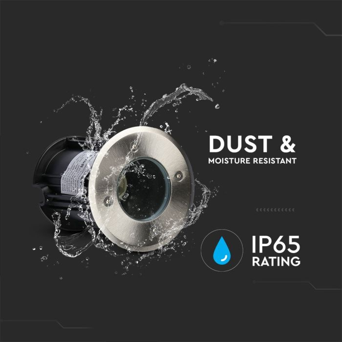 V-TAC Iluminación Exterior - Accesorios Subterráneos - Soporte GU10 - Impermeable IP65 - Negro-extra-8.webp