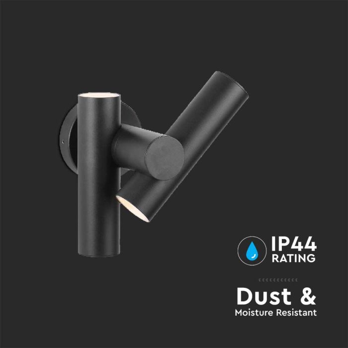 V-TAC LED Aplique Moderno - Foco 2 Vias - IP44 - Cuerpo Negro - 6W- 620 Lumens - 3000K-extra-8.webp