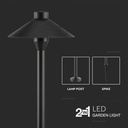 V-TAC Exterior - Luces de pinchos para jardín - Samsung - IP65 Impermeable - Negro - 7W - 600 Lúmenes - 3000K-extra-5.webp