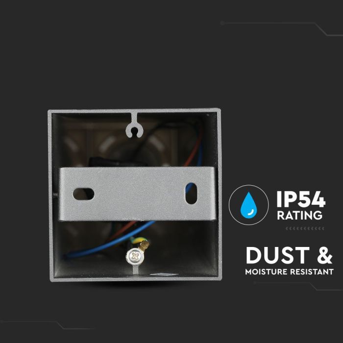 V-TAC Lámpara de Bolardo de Exterior - GU10 Accesorios - IP54 - Negro Mate-extra-6.webp