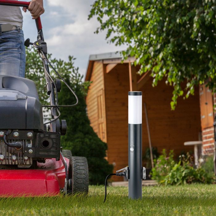 V-TAC Pilona de exterior - IP44 - Gris-extra-2.webp