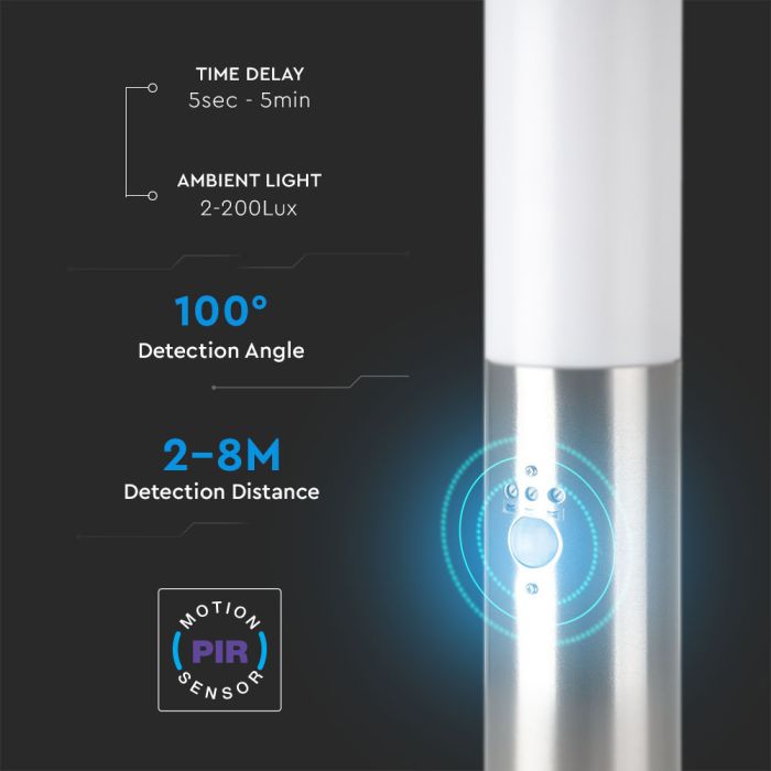 V-TAC Lámpara de pivote para exteriores - IP44 - Níquel satinado-extra-6.webp