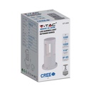 V-TAC Luz de Bolardo Exterior - IP65 Impermeable - Blanco - 10W - 1000 Lumens - 6400K - 25CM-extra-7.webp