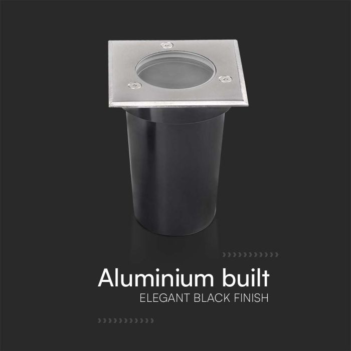 V-TAC Iluminación Exterior - Accesorios Subterráneos - Soporte GU10 - Impermeable IP67 - Negro-extra-4.webp