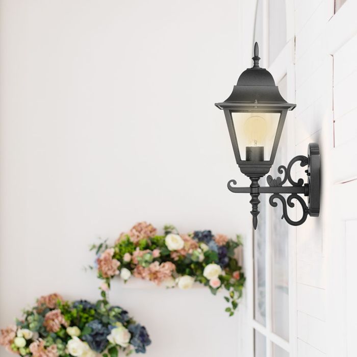 V-TAC Aplique Exterior - UP - IP44 - Negro Mate-extra-1.webp