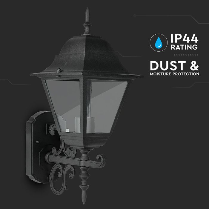 V-TAC Aplique Exterior - UP - IP44 - Negro Mate-extra-4.webp