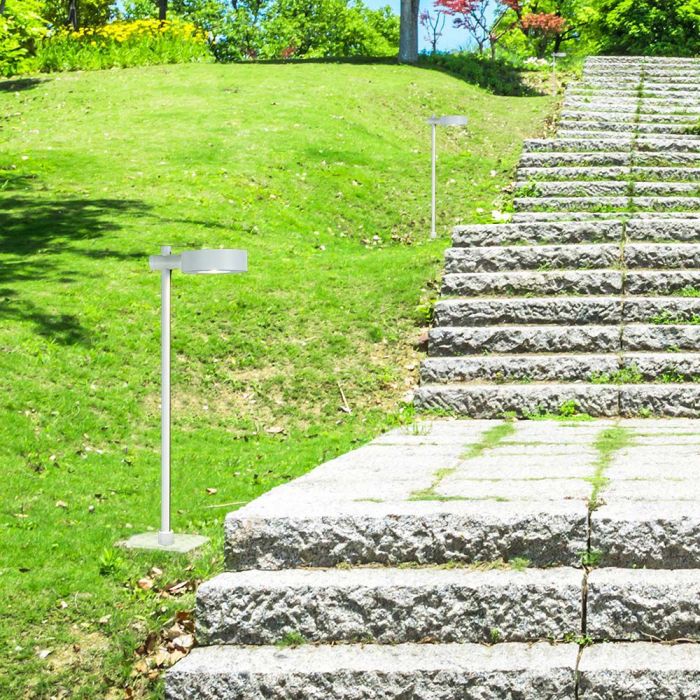 V-TAC Lámpara de Bolardo de Exterior - IP65 Impermeable - Cuerpo Blanco - 6W- 620 Lumens - 4000K-extra-2.webp