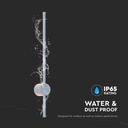 V-TAC LED Aplique Moderno - IP65 Impermeable - Cuerpo Blanco - 12W - 1590 Lumens - 4000K-extra-6.webp