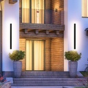 V-TAC LED Aplique Moderno - IP65 Impermeable - Cuerpo Antracita - 10W - 1250 Lumens - 3000K-extra-2.webp