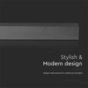 V-TAC LED Aplique Moderno - IP65 Impermeable - Cuerpo Antracita - 16W- 2250 Lumens - 4000K-extra-4.webp