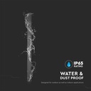 V-TAC LED Aplique Moderno - IP65 Impermeable - Cuerpo Antracita - 23W - 3150 Lumens - 4000K-extra-6.webp