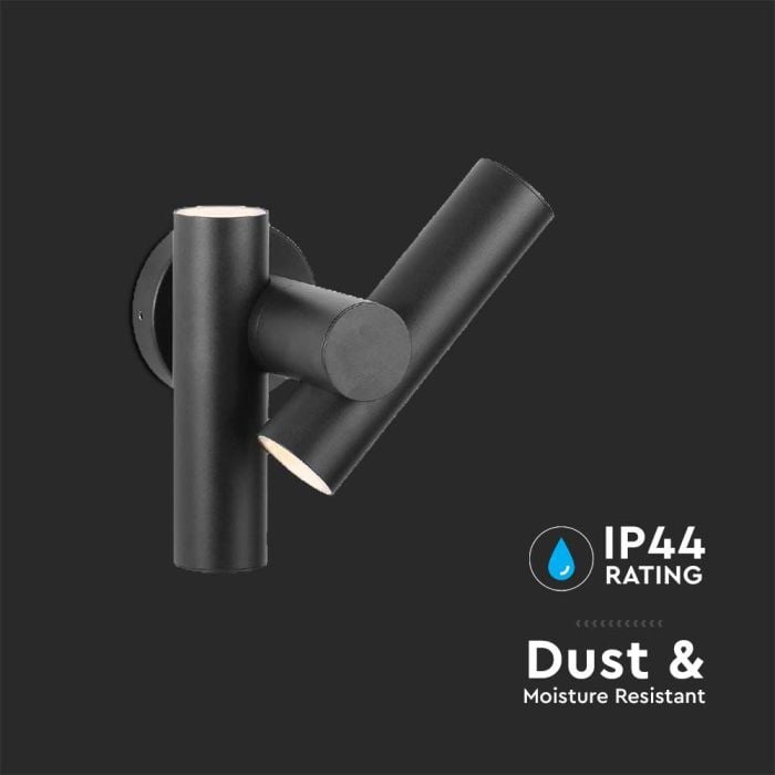 V-TAC LED Aplique Moderno - Foco 2 Vías - IP44 - Cuerpo Negro - 6W- 620 Lumens - 4000K-extra-8.webp