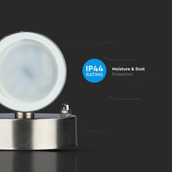 V-TAC Lámpara de Pared Exterior - Abajo - Accesorios de Pared - Soporte GU10 - IP44 - Acero Inoxidable-extra-4.webp