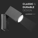 V-TAC Aplique Exterior - Apliques Ajustable - Soporte GU10 - IP44 - Negro Mate-extra-8.webp