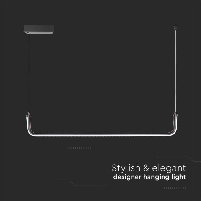 V-TAC Lámpara de techo de diseño - IP20 - Negra - 45W - 4470 Lumens - 3000K-extra-5.webp